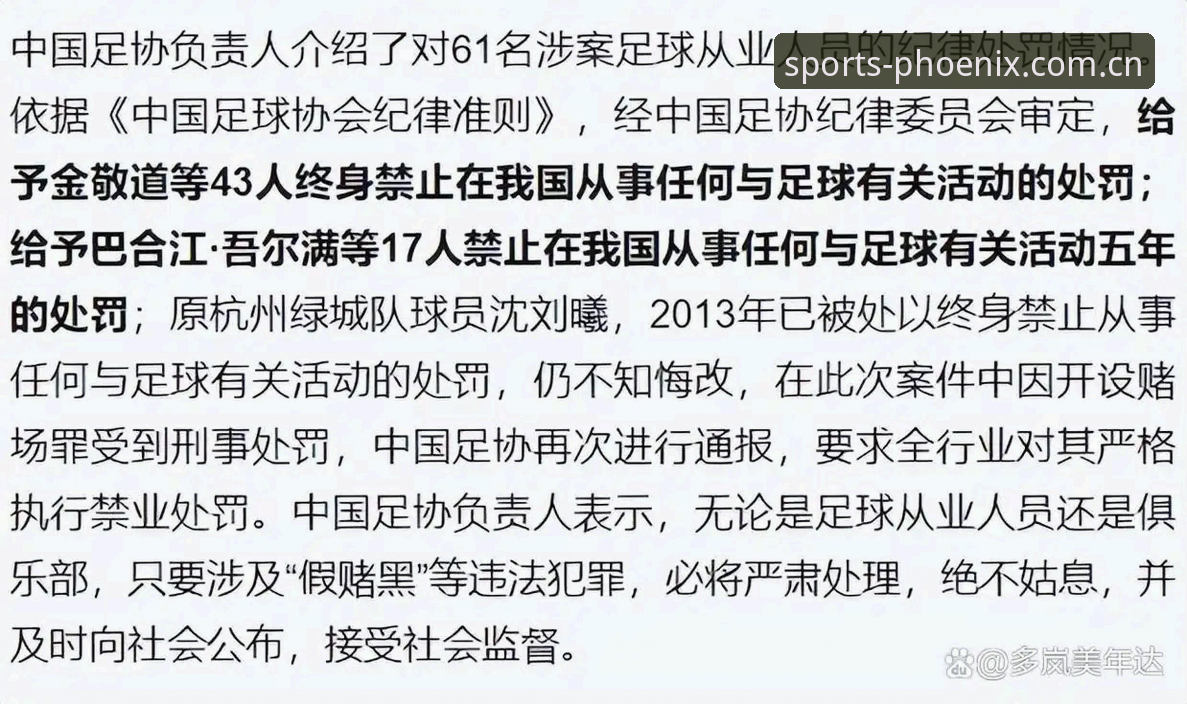 足协第三批禁足名单详解：65人受罚背后的行业整顿